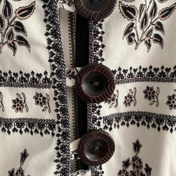 Anthropologie Woodblock MIDI Dress size 12 Fit-n-Flare sleeveless with POCKETS! - Picture 6 of 7